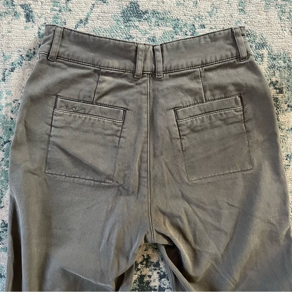 Faherty Uma Pant in Hawkeye Green Khaki Trousers Size 27 - Picture 7 of 7